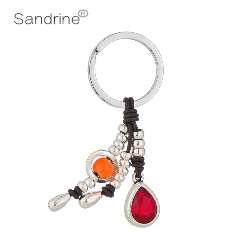 Sandrine Brand Hot Sale Original Design Fashion Jewelry Handamde Wrap Leather Keychain Key Ring For Women's Female Door Bag
Sandrine Brand Hot Sale Original Design Fashion Jewelry Handamde Wrap Leather Keychain Key Ring For Women's Female Door Bag