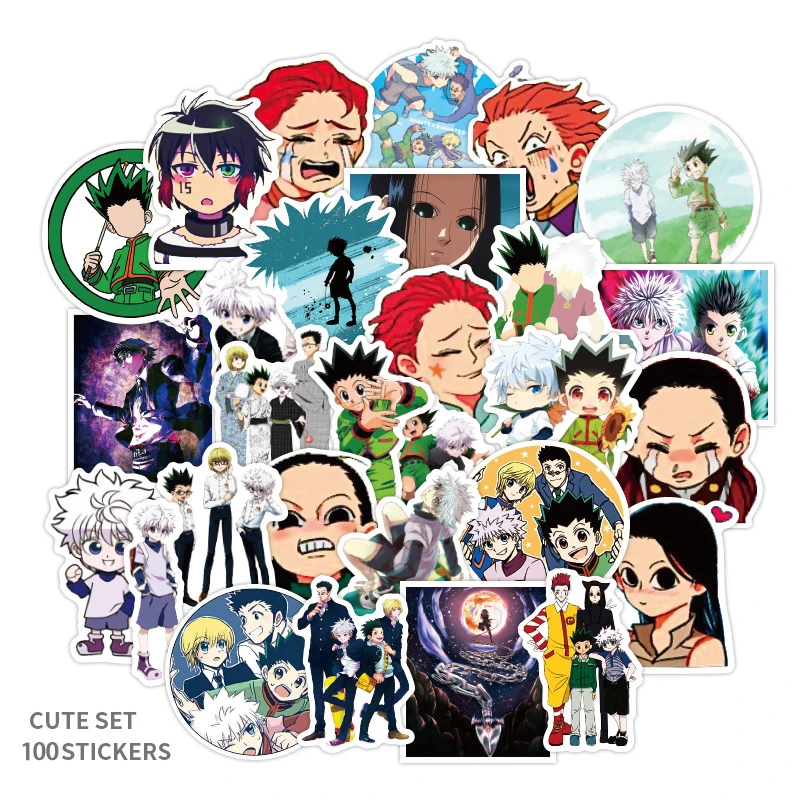 100pcs Hunter x Hunter Stickers HUNTER×HUNTER Waterproof Sticker Anime Hunter x Hunter Laptop Bike Letter Stationery Stickers
100pcs Hunter x Hunter Stickers HUNTER×HUNTER Waterproof Sticker Anime Hunter x Hunter Laptop Bike Letter Stationery Stickers