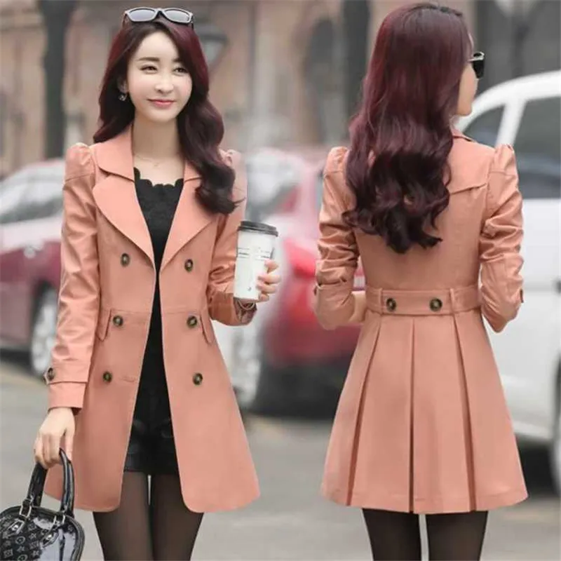 Women's coat spring, summer and autumn style long casual Korean coat women's lining
Women's coat spring, summer and autumn style long casual Korean coat women's lining