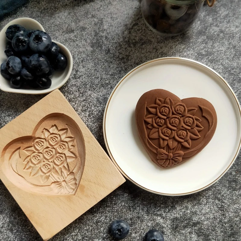 1Christmas Wooden Cookie Mold Flower Pine Cone Shape Carved Press Stamp For Biscuit Christmas Decoration Kitchen Baking Tool 
1Christmas Wooden Cookie Mold Flower Pine Cone Shape Carved Press Stamp For Biscuit Christmas Decoration Kitchen Baking Tool
