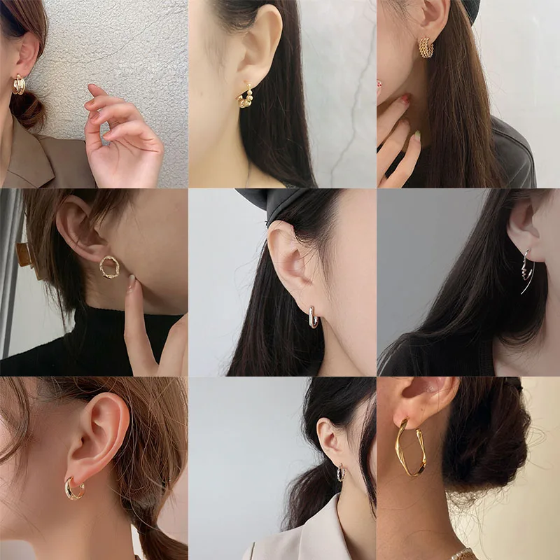 MEYRROYU Sterling Silver 2021 Newly Punk Hip-hop Circle Stud Earrings For Women Sexy Party Jewelry Prevent Allergy Charm Gift
MEYRROYU Sterling Silver 2021 Newly Punk Hip-hop Circle Stud Earrings For Women Sexy Party Jewelry Prevent Allergy Charm Gift