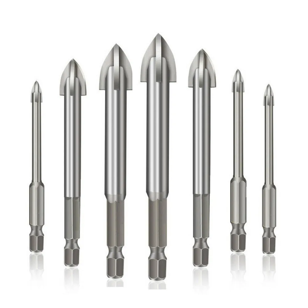 7Pcs Efficient Universal Drilling Tool Multifunctional Cross Alloy Drill Bit Tip High-Performance Utility Tools For Woodworking
7Pcs Efficient Universal Drilling Tool Multifunctional Cross Alloy Drill Bit Tip High-Performance Utility Tools For Woodworking