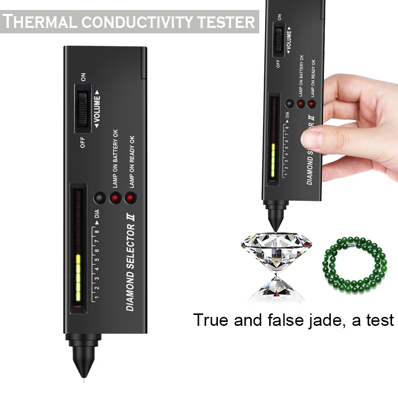 Portable Diamond Gem Tester Selector with Case Gemstone Platform Jeweler Tool xqmg Hardness Testers Physical Measuring Instrumen 
Portable Diamond Gem Tester Selector with Case Gemstone Platform Jeweler Tool xqmg Hardness Testers Physical Measuring Instrumen