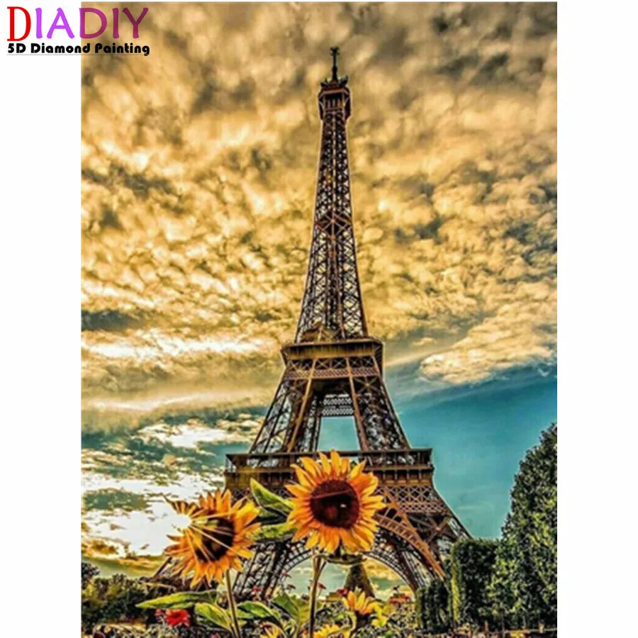 5D Diamond Painting Full Square/Round Landscape Cross Stitch Diamond Embroidery Eiffel Tower Scenery Rhinestones Art Hobby Gift
5D Diamond Painting Full Square/Round Landscape Cross Stitch Diamond Embroidery Eiffel Tower Scenery Rhinestones Art Hobby Gift