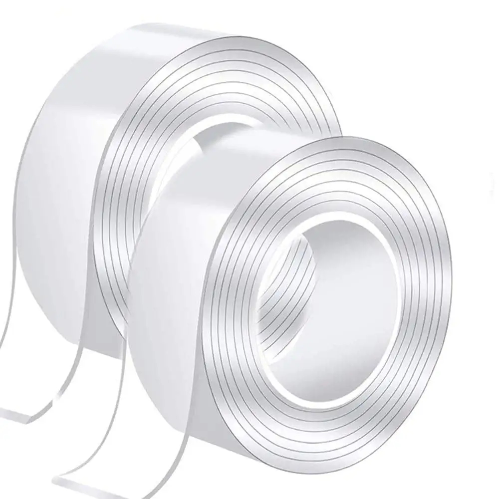 Tape Waterproof Wall Stickers Double Sided Tape Transparent Reusable Adhesive Tapes Cleanable Kitchen Bathroom Supplies
Tape Waterproof Wall Stickers Double Sided Tape Transparent Reusable Adhesive Tapes Cleanable Kitchen Bathroom Supplies
