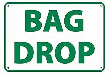 LoMall Bag Drop Activity Sign Golf Sign Unique Tin Metal Sign Warning Sign Wall Decor Street Sign 8x12
LoMall Bag Drop Activity Sign Golf Sign Unique Tin Metal Sign Warning Sign Wall Decor Street Sign 8x12