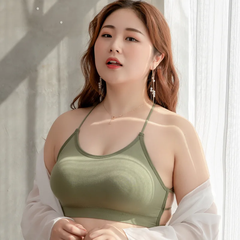 Large Size Beauty Back Sling Tube Top Cross Back Sexy Gathered Anti-glare Underwear Female Plus Fertilizer And No Steel Ring
Large Size Beauty Back Sling Tube Top Cross Back Sexy Gathered Anti-glare Underwear Female Plus Fertilizer And No Steel Ring
