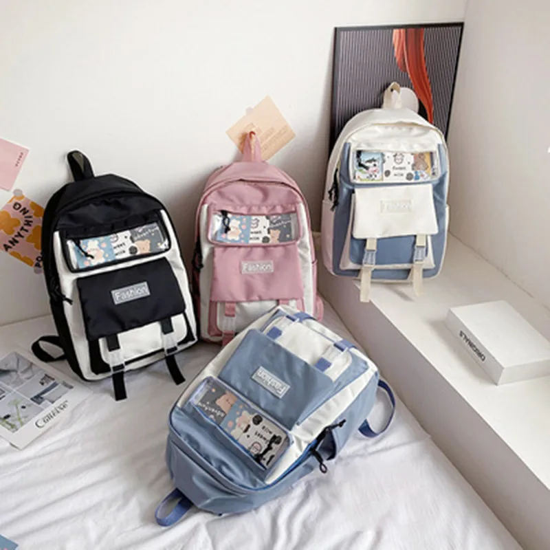 2021 Japanese large-capacity color matching junior high school student school bag high school student Notebook girl boy backpack
2021 Japanese large-capacity color matching junior high school student school bag high school student Notebook girl boy backpack