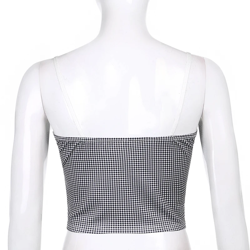 Rockmore Black White Plaid Sleeveless Tank Tops Tees Women Cute Spaghetti Strap Bow Cropped Top Summer Lace Cami Y2K Camisole
Rockmore Black White Plaid Sleeveless Tank Tops Tees Women Cute Spaghetti Strap Bow Cropped Top Summer Lace Cami Y2K Camisole