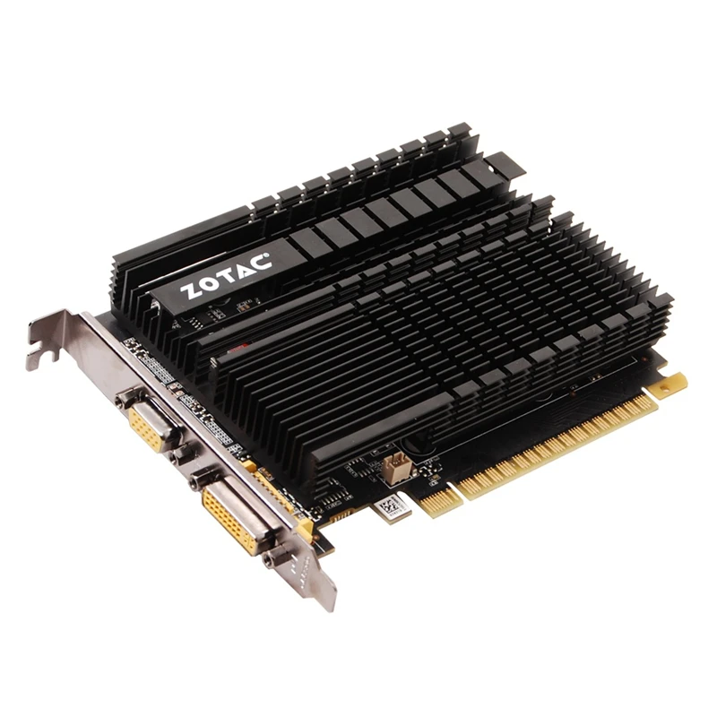 

ZOTAC GPU Video Card GeForce GT610 2GB GDDR3 Graphics Cards GPU Map For NVIDIA Original GT 610 2GD3 64Bit Dvi VGA PCI-E 2GB Used