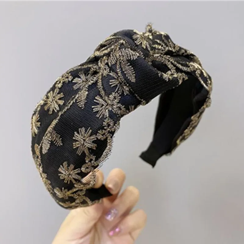 Flowers Embroidered Head Band for Women Fashion Lace Hairbands Knot Ladies Elegant Headdress Hair Hoop Women Hair Accessories
Flowers Embroidered Head Band for Women Fashion Lace Hairbands Knot Ladies Elegant Headdress Hair Hoop Women Hair Accessories