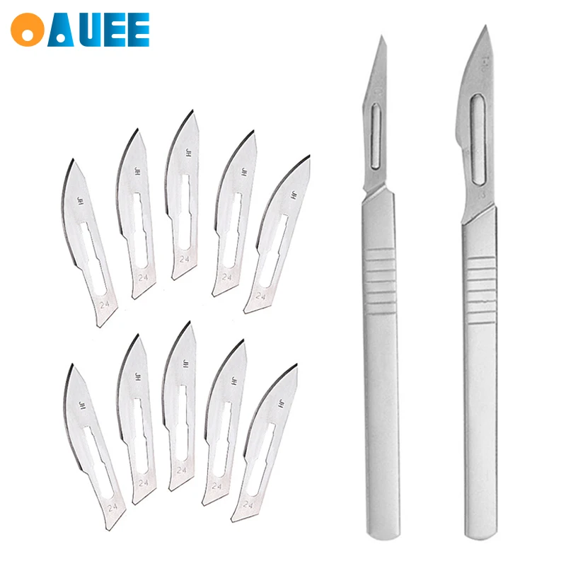 10pcs Carbon Steel Scalpel Blade 1Pcs Handle Scalpel Tool Set DIY Cutting Tool PCB Repair Animal Scalpel titanium knife
10pcs Carbon Steel Scalpel Blade 1Pcs Handle Scalpel Tool Set DIY Cutting Tool PCB Repair Animal Scalpel titanium knife