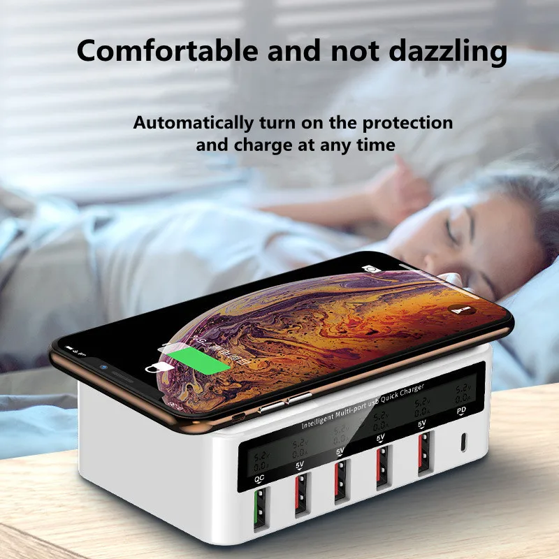 Wireless Charger 100W USB Plug PD Fast Charging Multifunctional Chargers For iPhone 12 Mini Pro Max Xiaomi Wireless Charging
Wireless Charger 100W USB Plug PD Fast Charging Multifunctional Chargers For iPhone 12 Mini Pro Max Xiaomi Wireless Charging