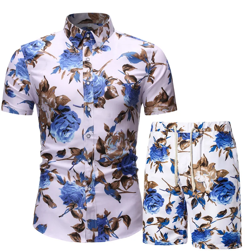 Shirts Men-set Streetwear 2021 Summer Men's 2 Pieces Set Hawaiian Shirts +Beach Shorts Floral Printing Casual Beach Wear Clothes
Shirts Men-set Streetwear 2021 Summer Men's 2 Pieces Set Hawaiian Shirts +Beach Shorts Floral Printing Casual Beach Wear Clothes