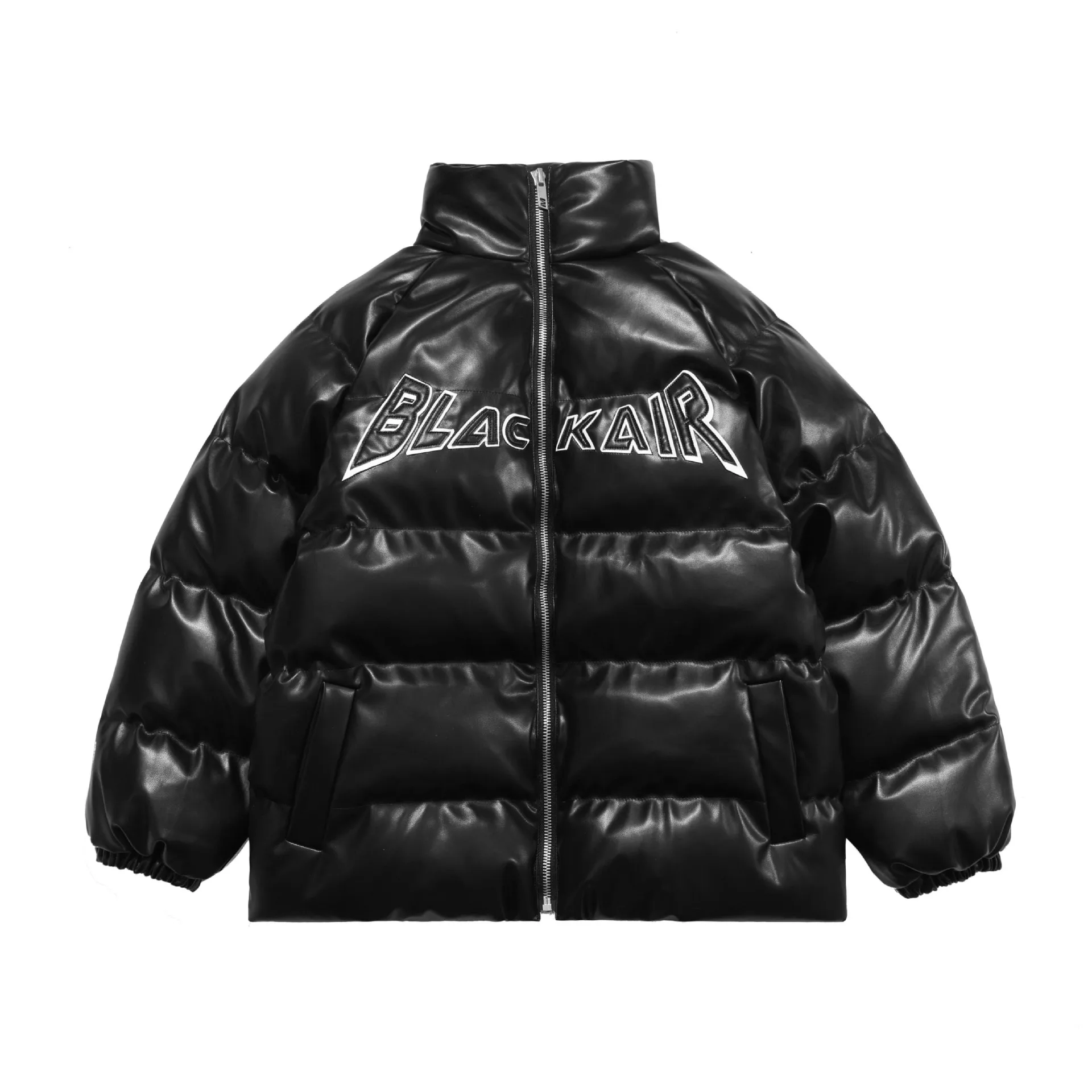 Black pioneer design jacket PU leather wings loose color matching Parka coat winter Windproof bread clothing trend streetwear
Black pioneer design jacket PU leather wings loose color matching Parka coat winter Windproof bread clothing trend streetwear