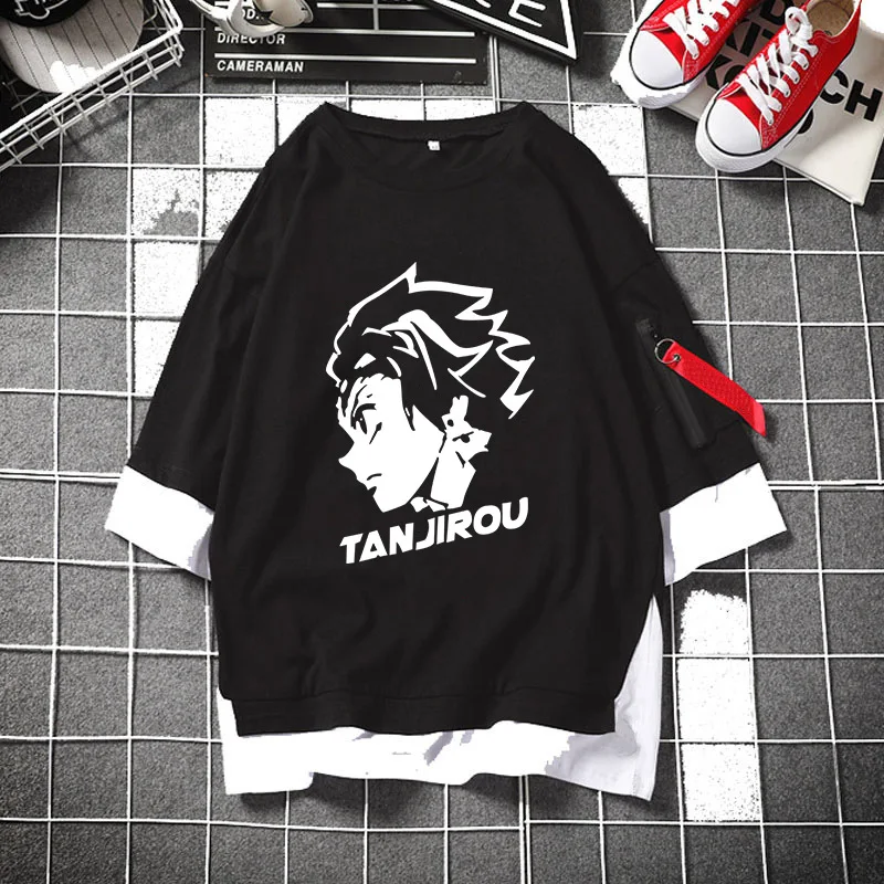 New Anime Demon Slayer cosplay Costume Unisex Spring autumn half sleeve Casual Fake Two-piece Sweatshirt
New Anime Demon Slayer cosplay Costume Unisex Spring autumn half sleeve Casual Fake Two-piece Sweatshirt
