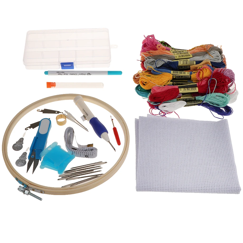 Embroidery Sampler Kit Hand Embroidery for Beginners Needlework Adults Craft Sewing Kit
Embroidery Sampler Kit Hand Embroidery for Beginners Needlework Adults Craft Sewing Kit