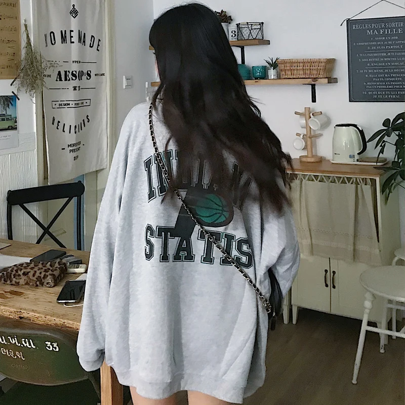Harajuku Hip Hop Sweatshirt for Women Letter Print O Neck Loose Hoodie Spring Long Sleeve Oversized Pullover Female Tops Hoodies
Harajuku Hip Hop Sweatshirt for Women Letter Print O Neck Loose Hoodie Spring Long Sleeve Oversized Pullover Female Tops Hoodies