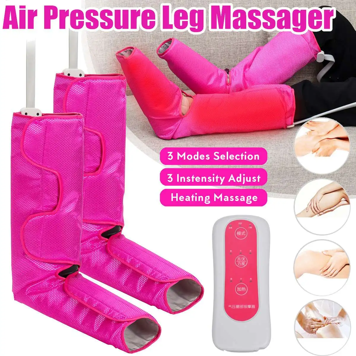 Электрический пневматический массажер для ног, аппарат для массаж Прессотерапия Давления Воздуха и циркуляции в крови 
Электрический пневматический массажер для ног, аппарат для массаж Прессотерапия Давления Воздуха и циркуляции в крови