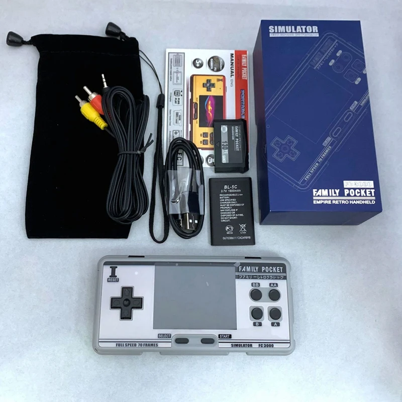 

Handheld Game Console Video Gaming Console 8 Bit 2G Memory Simulator FC3000 Handheld Children Color Game PXPX7