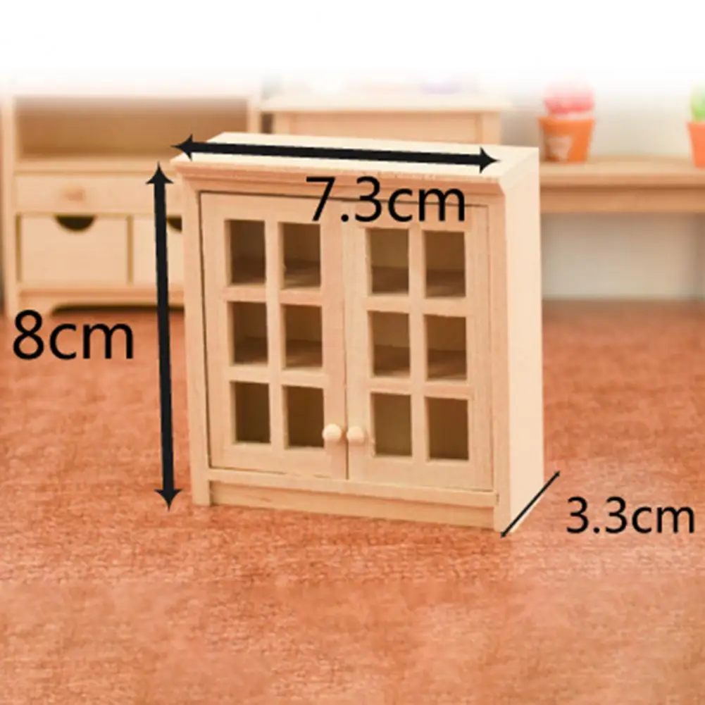 1/12 Dollhouse Miniature Home Storage Cupboard Cabinet Decor Wooden Miniature Dollhouse Furniture Kit Toys Pretend Play Mini Toy
1/12 Dollhouse Miniature Home Storage Cupboard Cabinet Decor Wooden Miniature Dollhouse Furniture Kit Toys Pretend Play Mini Toy