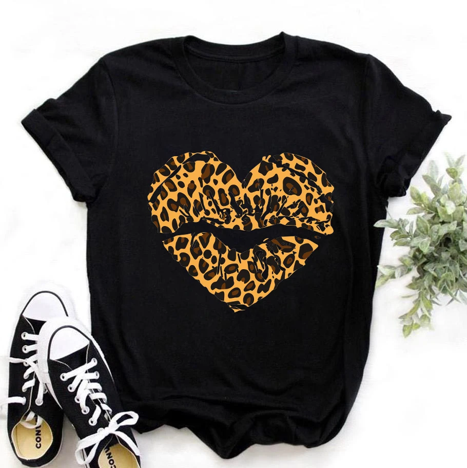 Hot Sales Summer Women T-shirt Black Tee Cool Women Leopard Tee Shirt Short Sleeve Tops Female Casual O-neck Tshirt Tops
Hot Sales Summer Women T-shirt Black Tee Cool Women Leopard Tee Shirt Short Sleeve Tops Female Casual O-neck Tshirt Tops