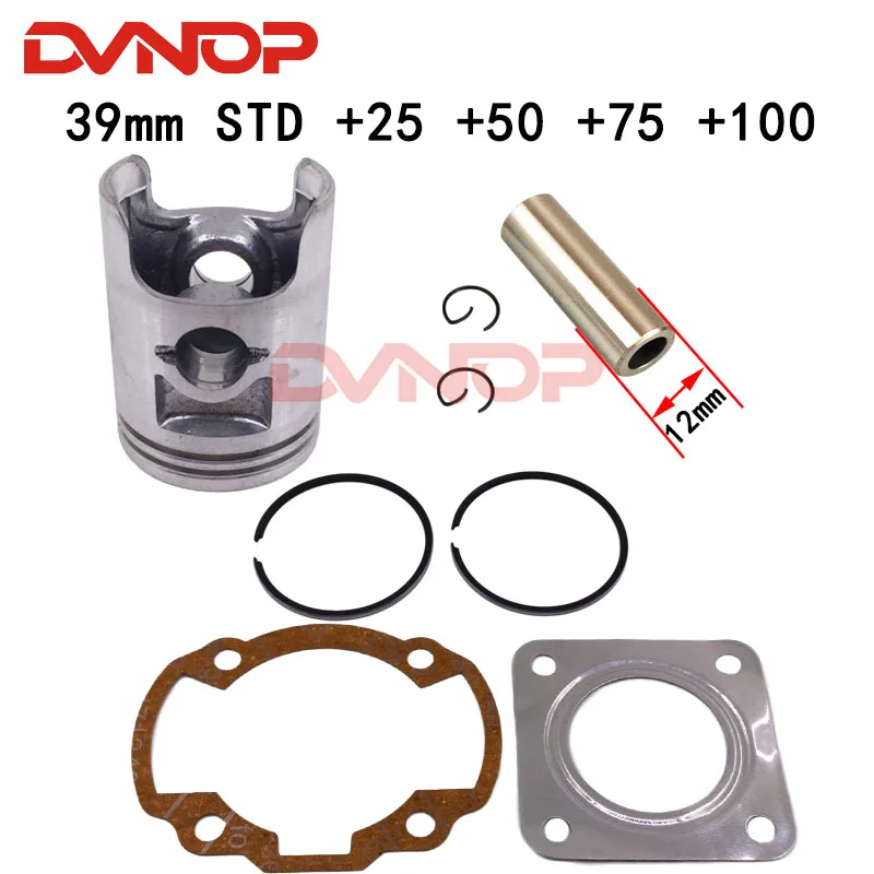 Motorcycle piston ring DIO50 scooter piston ring piston diameter of 39mm +25 +50 +75 +100 piston pin for 12mm
Motorcycle piston ring DIO50 scooter piston ring piston diameter of 39mm +25 +50 +75 +100 piston pin for 12mm