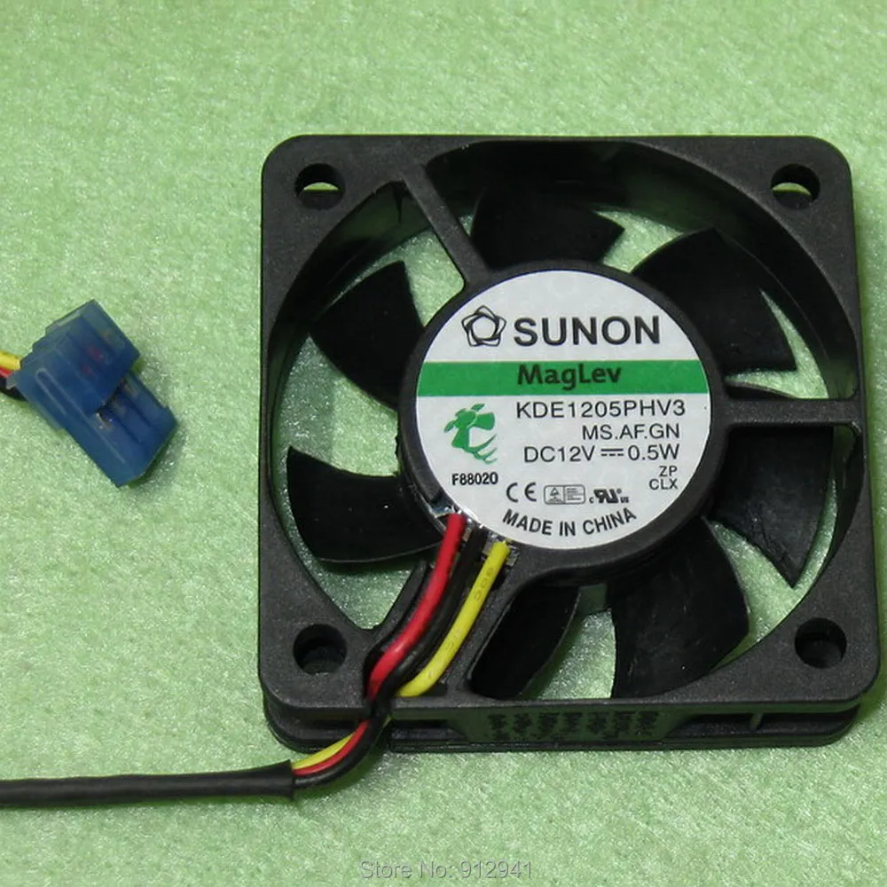 B55 SUNON KDE1205PHV3 5015 50 мм x 15 кулер Maglev охлаждающий вентилятор AC/DC 12V 0 5 W 3 провода 3Pin