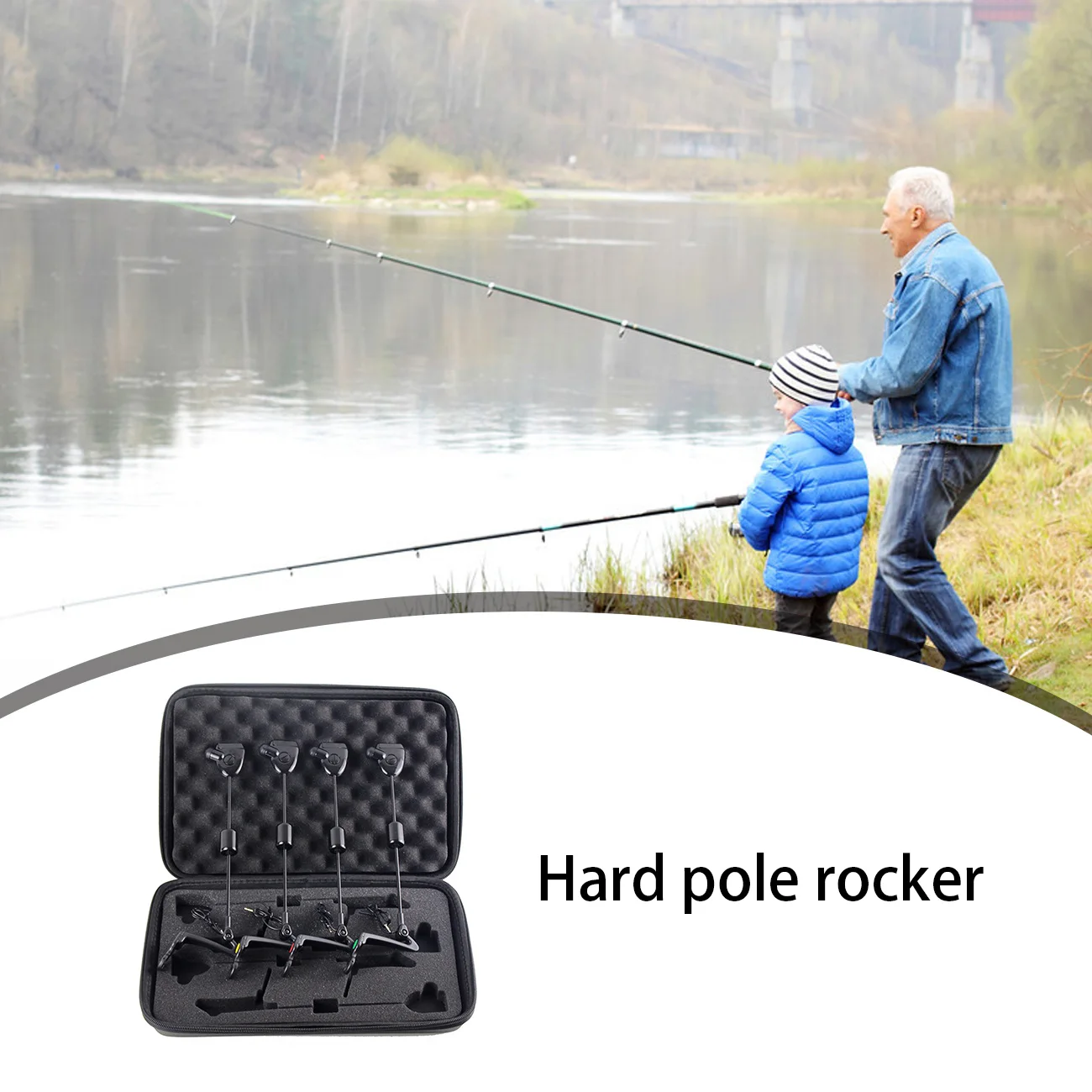 Bite Alarm Hanger Swinger Fshing Swinger Set 4 Colors LED Illuminated Indicator Carp Fishing Tackle In Zipper Case
Bite Alarm Hanger Swinger Fshing Swinger Set 4 Colors LED Illuminated Indicator Carp Fishing Tackle In Zipper Case