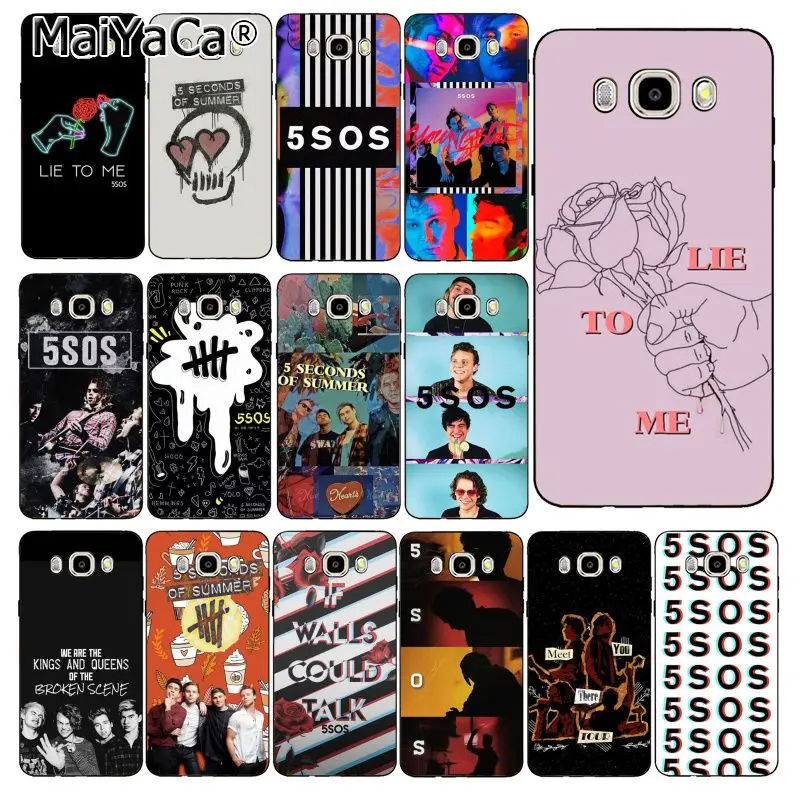 Чехол для телефона MaiYaCa 5Sos band YOUNGBLOOD 5 Seconds of Summer Samsung Galaxy J7 J6 J8 J4 J4Plus DUO J7NEO J2