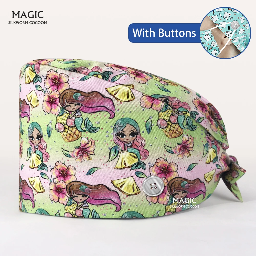Beautician Scrub Caps Pet Adjustable Breathable Cotton Medical Hat Customize High Quality Printing Clinical Unisex Surgical Hat
Beautician Scrub Caps Pet Adjustable Breathable Cotton Medical Hat Customize High Quality Printing Clinical Unisex Surgical Hat
