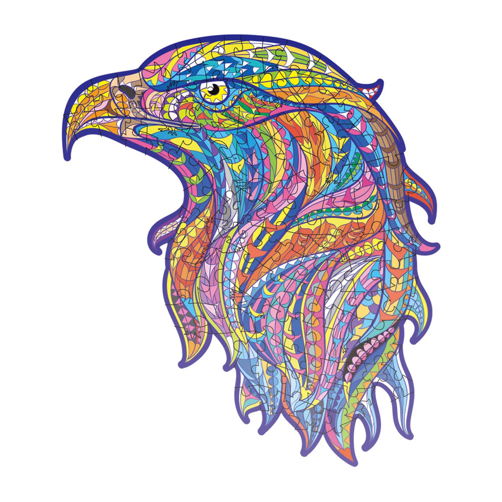 Eagle DIY Wooden Puzzle For Adults Children Each Piece Is Animal Shape Christmas Gift Wooden Jigsaw Puzzle Improve Concentration
Eagle DIY Wooden Puzzle For Adults Children Each Piece Is Animal Shape Christmas Gift Wooden Jigsaw Puzzle Improve Concentration