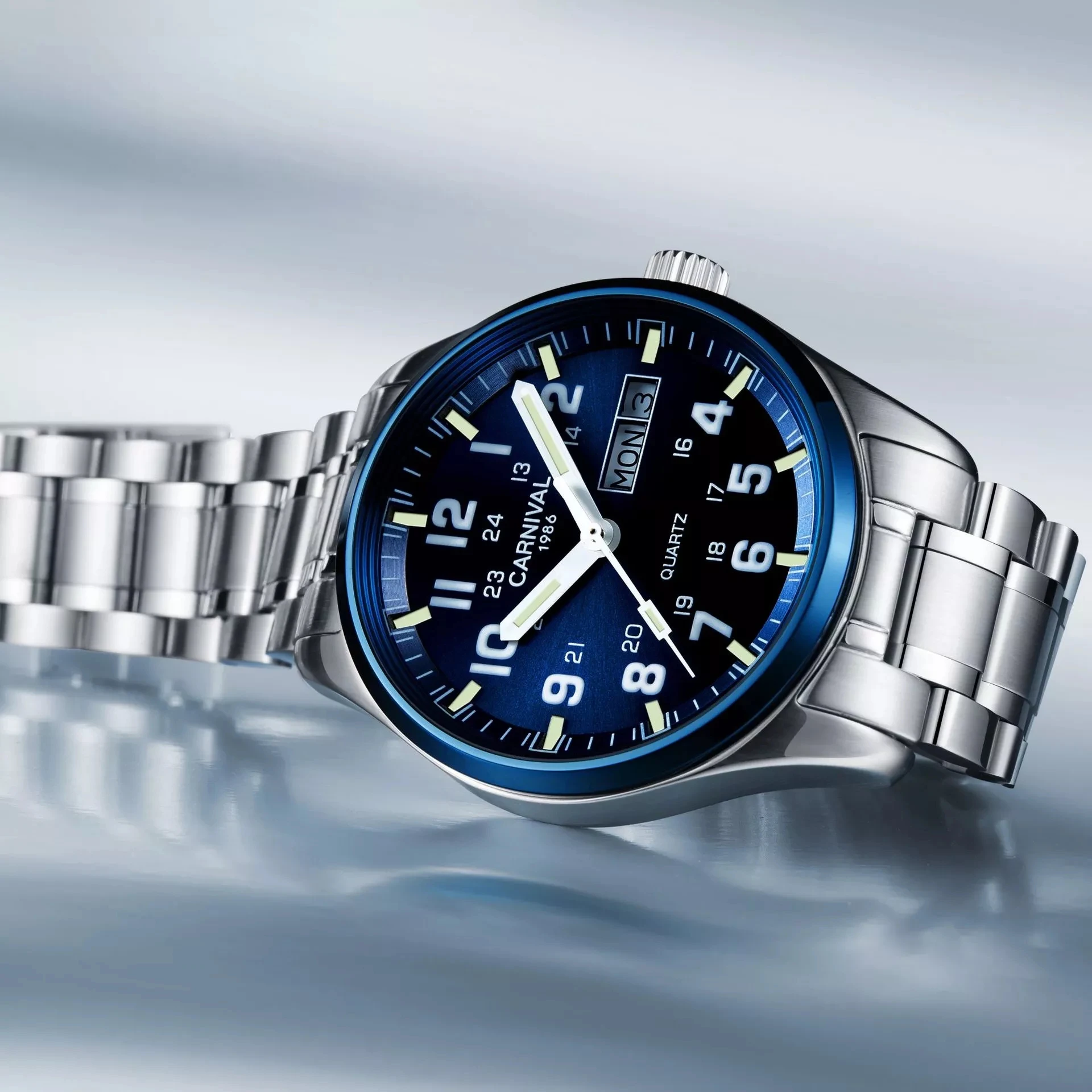 Carnival Mens Military Watch Top Brand Luxury Waterproof Fashion Luminous Quartz Wrist Watches Clock Men 2020
Carnival Mens Military Watch Top Brand Luxury Waterproof Fashion Luminous Quartz Wrist Watches Clock Men 2020