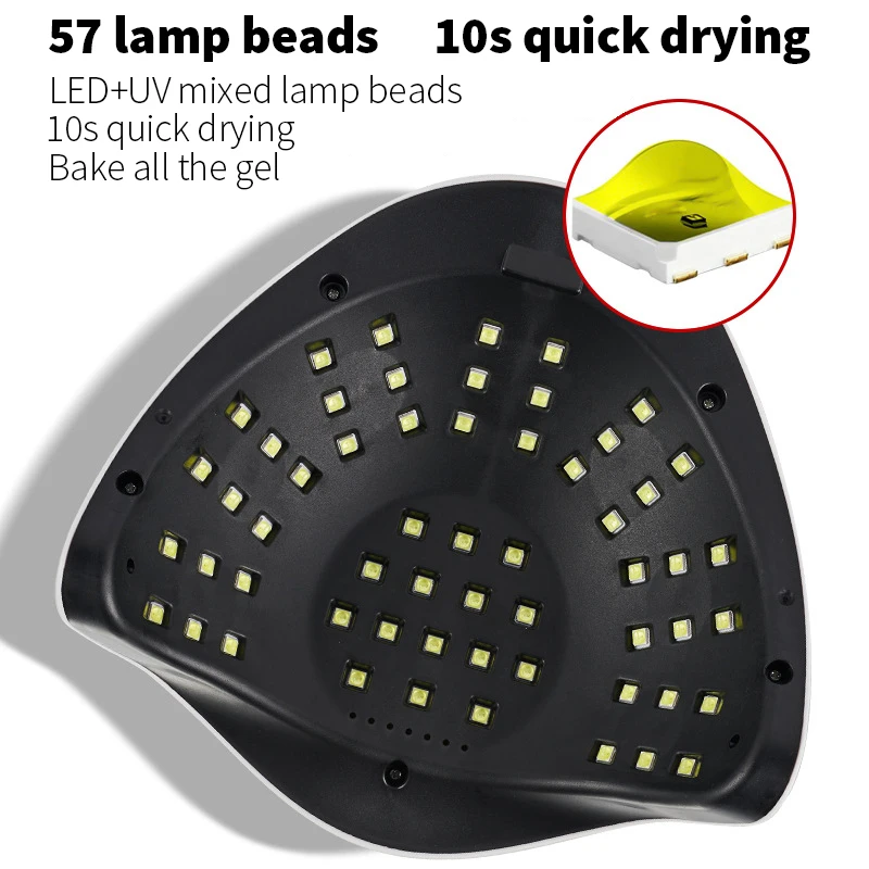 180W/120W LED Nail Lamp UV Lamp For Manicure 57 Pcs Light Bead Nail Dryer LCD Display Drying All Gels Nail Polish Nail Art Tools
180W/120W LED Nail Lamp UV Lamp For Manicure 57 Pcs Light Bead Nail Dryer LCD Display Drying All Gels Nail Polish Nail Art Tools
