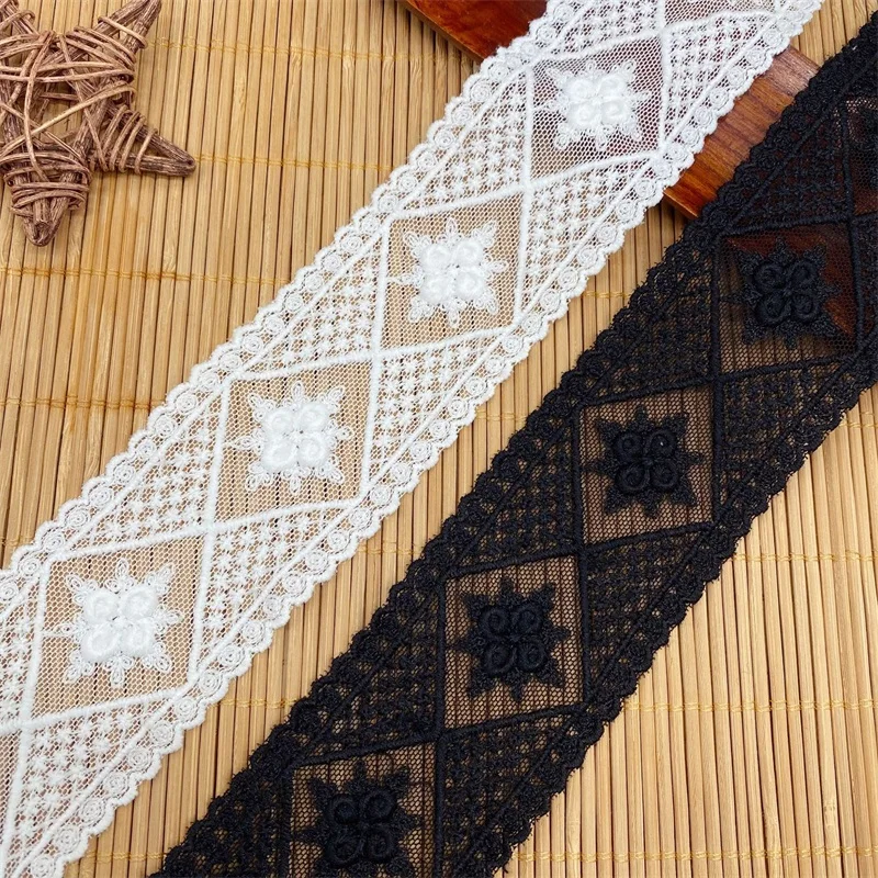 5cm Wide 20Yards Double-sided Mesh Lace Fabric Trim DIY Home Decoration Wedding Dress Belt V2128
5cm Wide 20Yards Double-sided Mesh Lace Fabric Trim DIY Home Decoration Wedding Dress Belt V2128