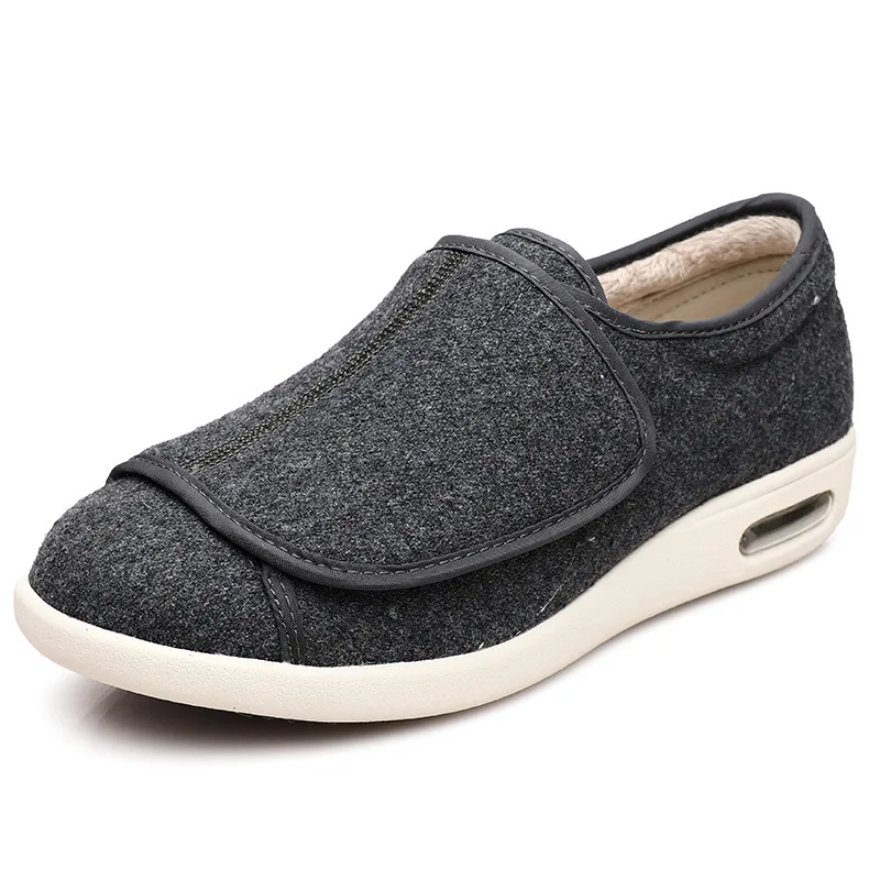 Men's Winter Autumn Fur and Cushioned Add Wool Warm Swollen Foot Shoes Diabetes Patients Soft Breathable Anti-Slip Sneaker Women
Men's Winter Autumn Fur and Cushioned Add Wool Warm Swollen Foot Shoes Diabetes Patients Soft Breathable Anti-Slip Sneaker Women