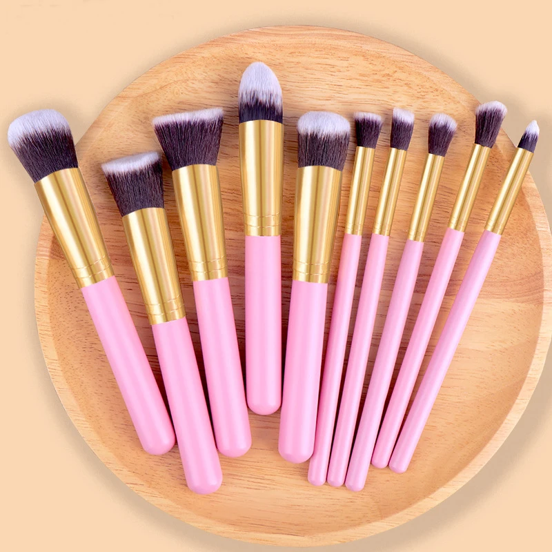 10pcs Makeup Brushes Multiple Size Makeup Brush Set Soft Beauty Tool Eyeshadow Loose Powder High-gloss Foundation Makeup Tool
10pcs Makeup Brushes Multiple Size Makeup Brush Set Soft Beauty Tool Eyeshadow Loose Powder High-gloss Foundation Makeup Tool