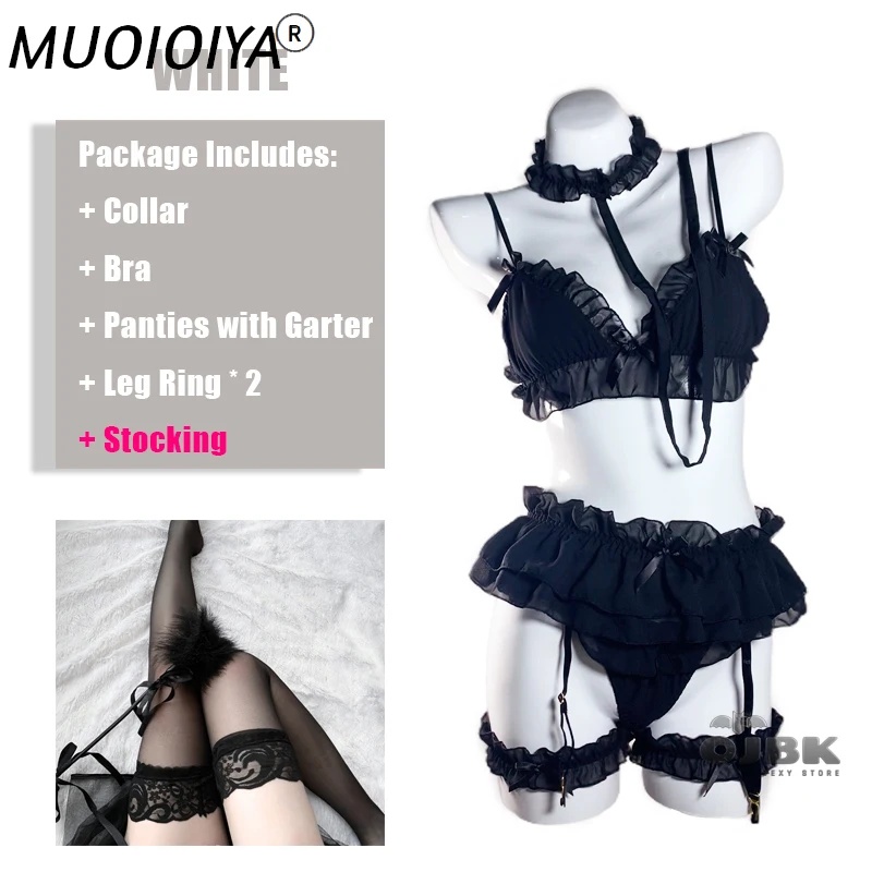 Sexy Pink Lingerie Set Cute Ruffles Costumes Lolita Women Erotic Lace Ladies Kawaii Soft Girl Pajamas Cosplay Outfit Underwear
Sexy Pink Lingerie Set Cute Ruffles Costumes Lolita Women Erotic Lace Ladies Kawaii Soft Girl Pajamas Cosplay Outfit Underwear