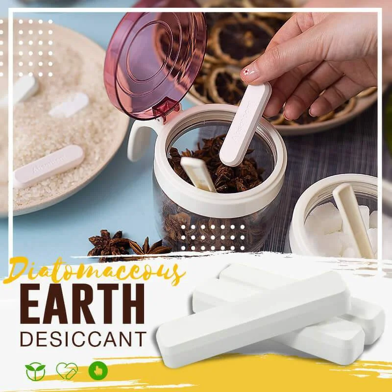 Diatomaceous Earth Desiccant Damp Moisture Absorber Dehumidifier for Room Kitchen Clothes Food Storage Non-toxic Repeated use
Diatomaceous Earth Desiccant Damp Moisture Absorber Dehumidifier for Room Kitchen Clothes Food Storage Non-toxic Repeated use