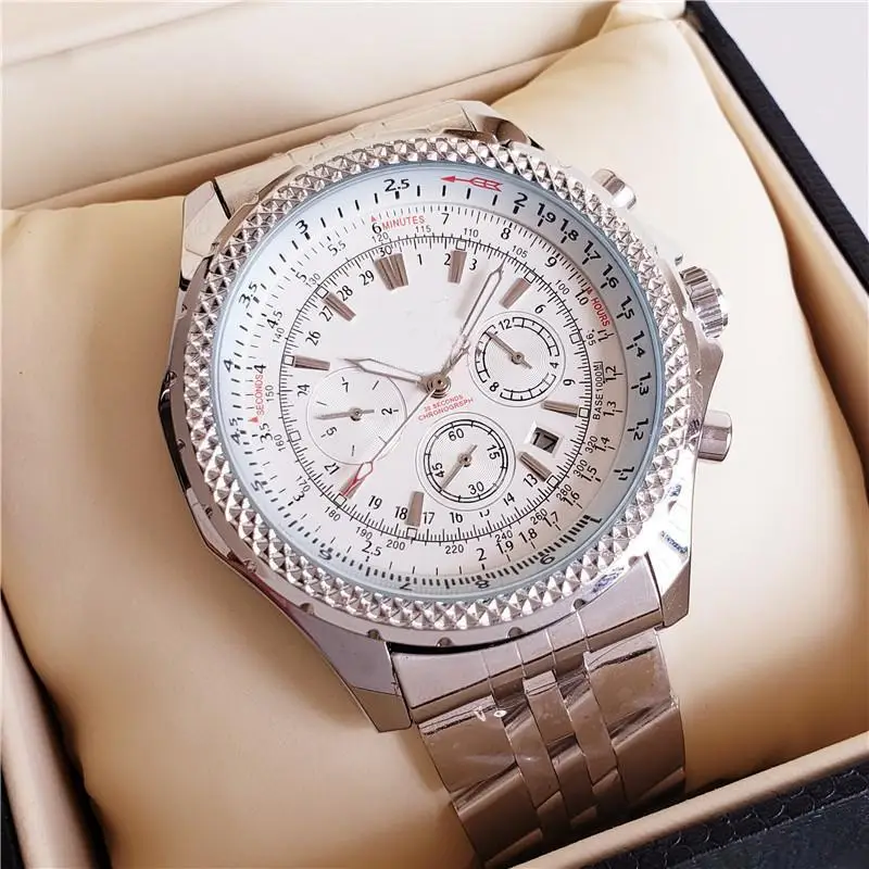 High Quality Stainless Steel Mens Top Luxury bentley Watches For Man Multifunction Fashion Casual Automatic machinery Watche
High Quality Stainless Steel Mens Top Luxury bentley Watches For Man Multifunction Fashion Casual Automatic machinery Watche