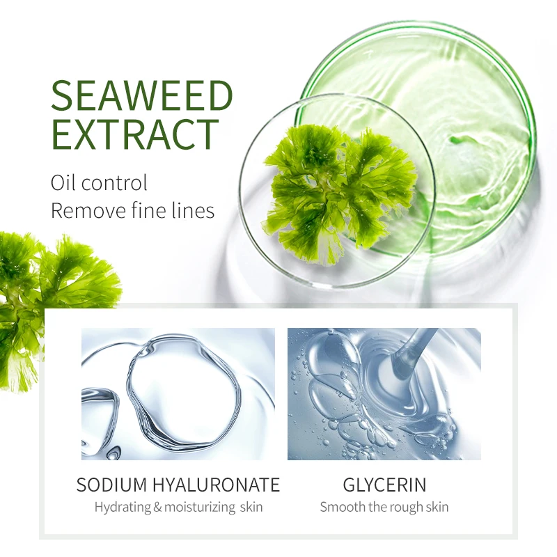 LAIKOU Seaweed Moisturise Sleeping Face Mask Anti wrinkle Night Facial Packs Dark Circle Moisturize Anti-Aging Mask for Facecare
LAIKOU Seaweed Moisturise Sleeping Face Mask Anti wrinkle Night Facial Packs Dark Circle Moisturize Anti-Aging Mask for Facecare