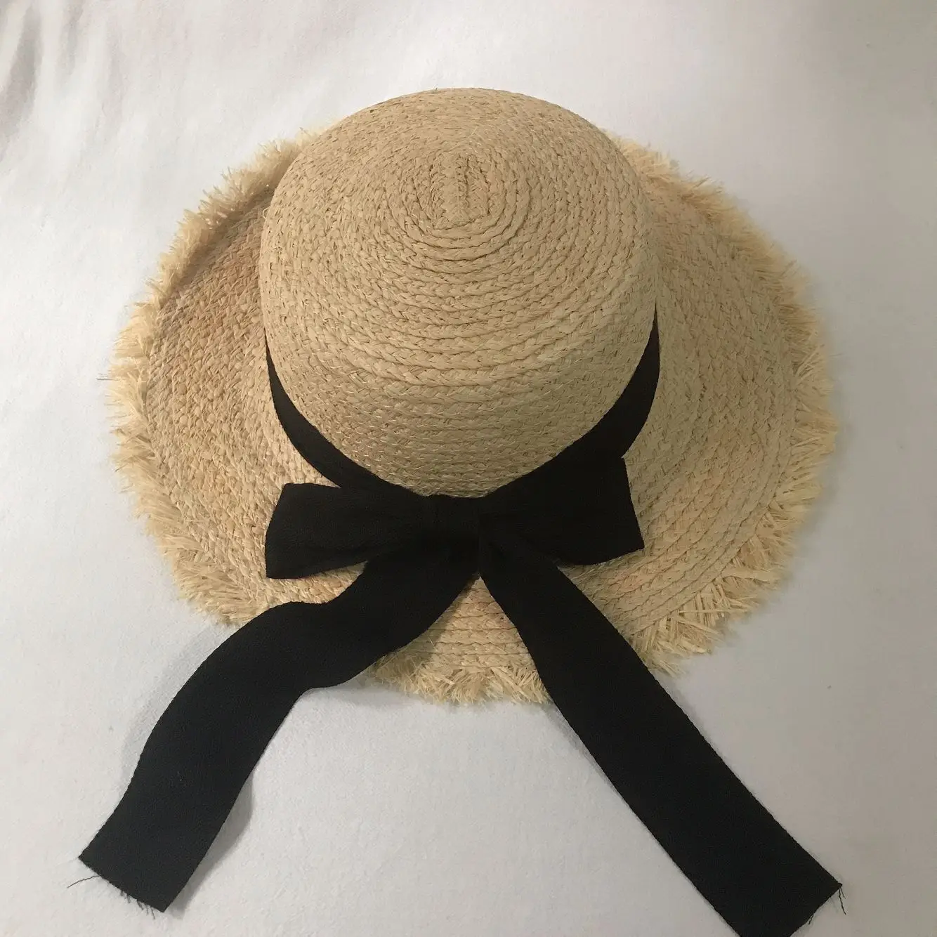 2021 New Summer Sun Hat Bow Raffia Hat Temperament Flat Straw Hats Women's Sea Beach Vacation Leisure Sunscreen Hat
2021 New Summer Sun Hat Bow Raffia Hat Temperament Flat Straw Hats Women's Sea Beach Vacation Leisure Sunscreen Hat