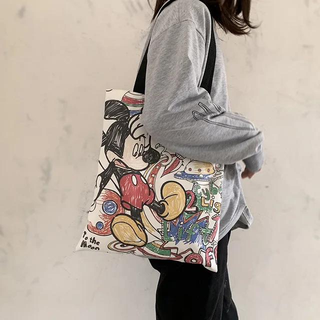 Disney mickey mouse Girl boy handbag cartoon Donald Duck shoulder bag canves High capacity shopping bag handbag
Disney mickey mouse Girl boy handbag cartoon Donald Duck shoulder bag canves High capacity shopping bag handbag
