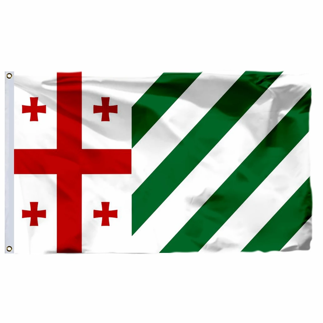 Georgia Adjara Kingdom Abkhazia Flag 90x150cm 3x5ft 100D Polyester Double Stitched High Quality Free Shipping 
Georgia Adjara Kingdom Abkhazia Flag 90x150cm 3x5ft 100D Polyester Double Stitched High Quality Free Shipping