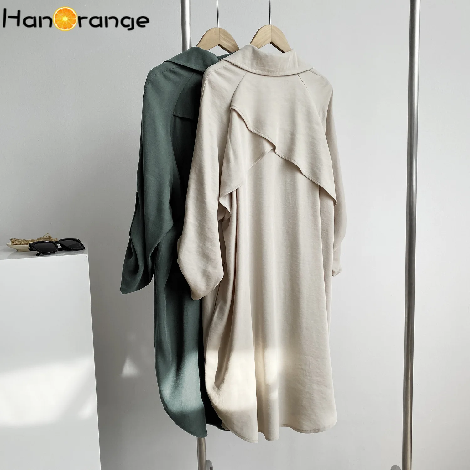 Korean Soft Women Windbreaker Autumn 2021 Spring New Loose Trench Coat Open Stitch
Korean Soft Women Windbreaker Autumn 2021 Spring New Loose Trench Coat Open Stitch