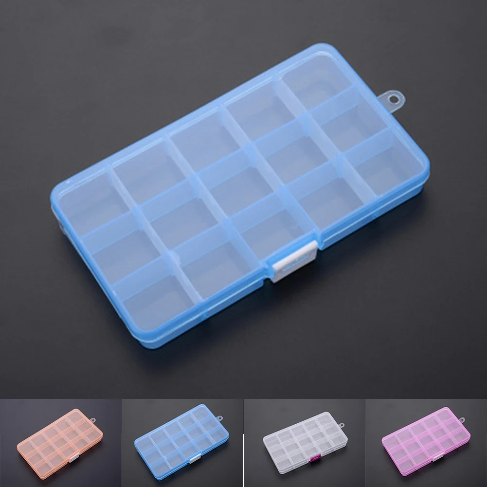 Detachable Plastic Storage Box 15 Grids Jewelry Bead Screw Organizer Container Pressure Resistant For Placing Rings Beads
Detachable Plastic Storage Box 15 Grids Jewelry Bead Screw Organizer Container Pressure Resistant For Placing Rings Beads