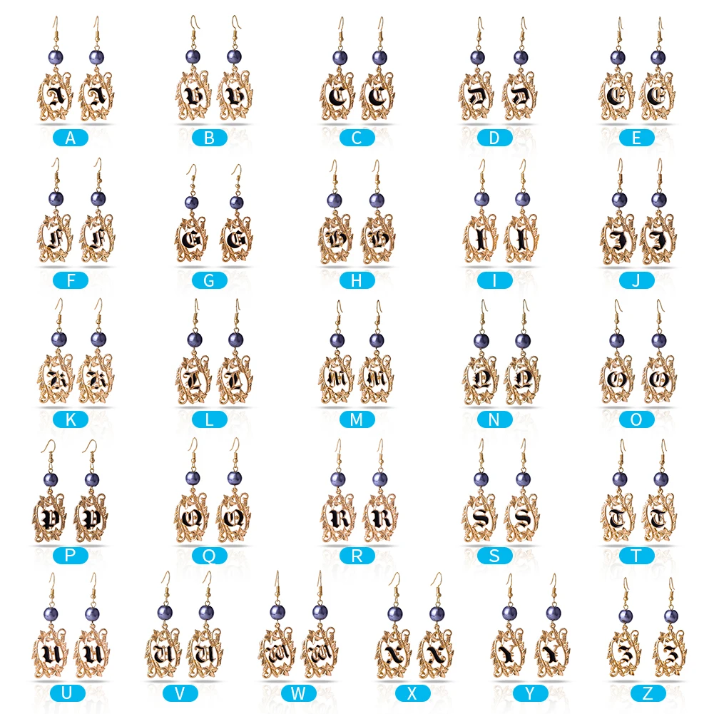 26 Initial Letter Earrings Hawaiian Micronesian Alphabet Jewelry Drop Dangling Earrings Earring Cring Coco Fashion New for Women
26 Initial Letter Earrings Hawaiian Micronesian Alphabet Jewelry Drop Dangling Earrings Earring Cring Coco Fashion New for Women