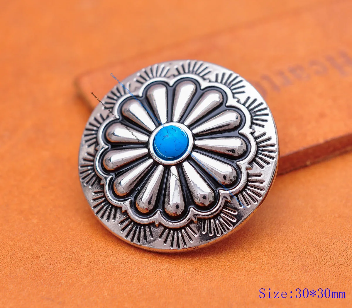 30mm 10PCS SILVER WESTERN FLORAL TURQUOISE BEAD LEATHERCRAFT WESTERN HORSE SADDLE CONCHO LOT FOR BELT HOLSTERS KEYCHAIN DECOR
30mm 10PCS SILVER WESTERN FLORAL TURQUOISE BEAD LEATHERCRAFT WESTERN HORSE SADDLE CONCHO LOT FOR BELT HOLSTERS KEYCHAIN DECOR