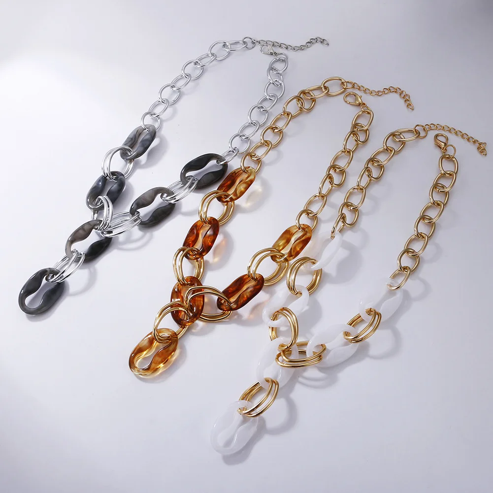 Ingemark Sexy Gyspy Acrylic Resin CCB Chunky Choker Necklace for Women Men Steampunk Unique Chest Clavicle Chain Neck Jewelry
Ingemark Sexy Gyspy Acrylic Resin CCB Chunky Choker Necklace for Women Men Steampunk Unique Chest Clavicle Chain Neck Jewelry