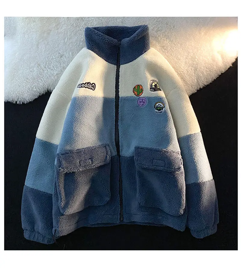 Winter For Men Casual Plus Velvet Warm Jacket Outerwear Zipper Embroidery Male Streetwear Coat Korean Harajuku Fleece Hoodies
Winter For Men Casual Plus Velvet Warm Jacket Outerwear Zipper Embroidery Male Streetwear Coat Korean Harajuku Fleece Hoodies